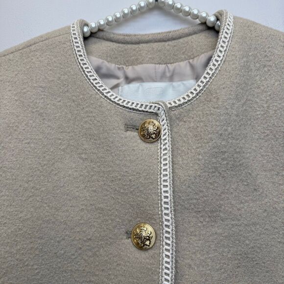 DUNST Beige Tweed Boucle Jacket 💙 - Picture 6 of 11